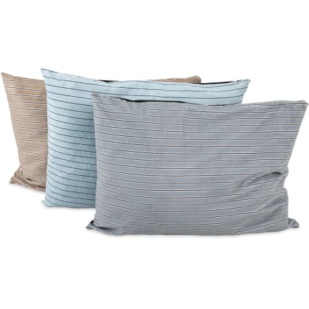 Aspen Pet Classic Stripe Pillow Bed Assorted Colors
