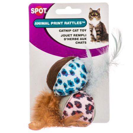Spotnips Rattle with Catnip - Animal Print
